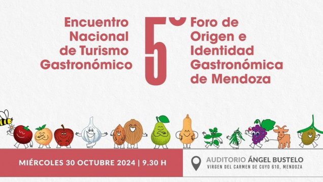 imagen Encuentro Nacional de Turismo Gastronómico y el 5° Foro de Origen e Identidad Gastronómica