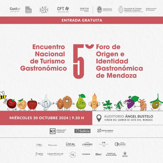 imagen Encuentro Nacional de Turismo Gastronómico y el 5° Foro de Origen e Identidad Gastronómica