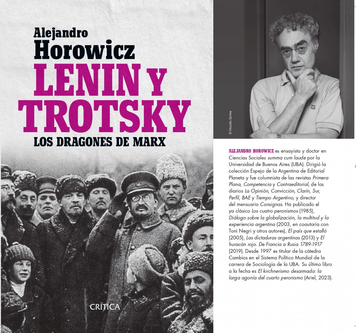 imagen "Horowicz visita el museo de la revolución". Conversación con el autor de Lenin y Trotsky: los dragones de Marx