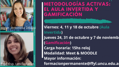 imagen Taller: “Metodologías Activas: El Aula Invertida y Gamificación”