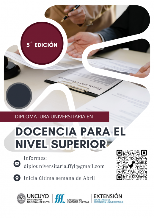 imagen Comienza la Diplomatura Universitaria en Docencia para el Nivel Superior (5ta. Cohorte)
