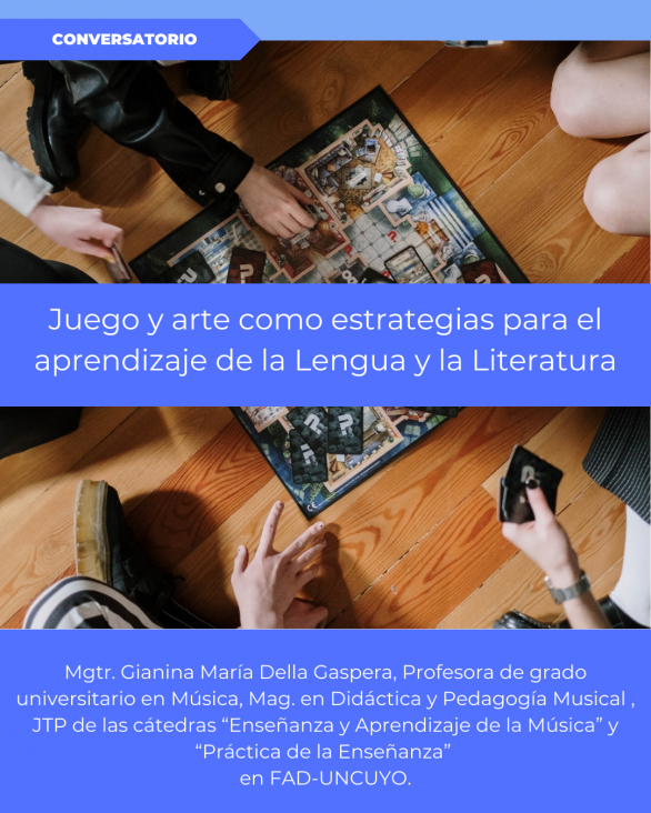 imagen Juego y arte como estrategias para el aprendizaje de la Lengua y la Literatura