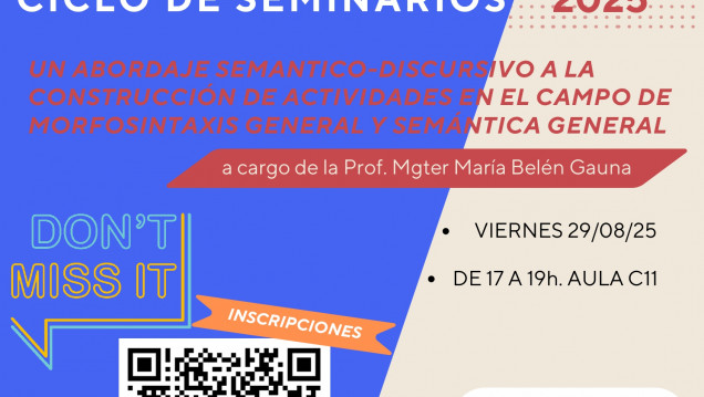 imagen Un abordaje semántico-discursivo a la construcción de actividades en el campo de Morfosintaxis General y Semántica General