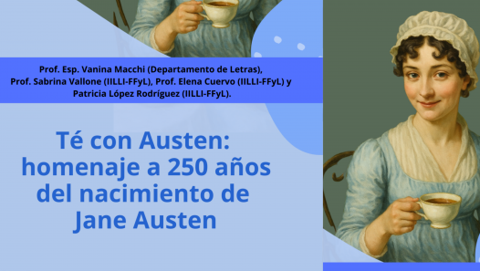 imagen Té con Austen: homenaje a 250 años del nacimiento de Jane Austen