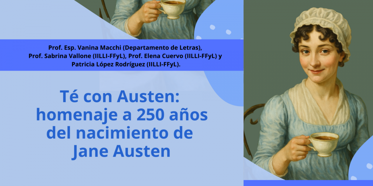 imagen Té con Austen: homenaje a 250 años del nacimiento de Jane Austen