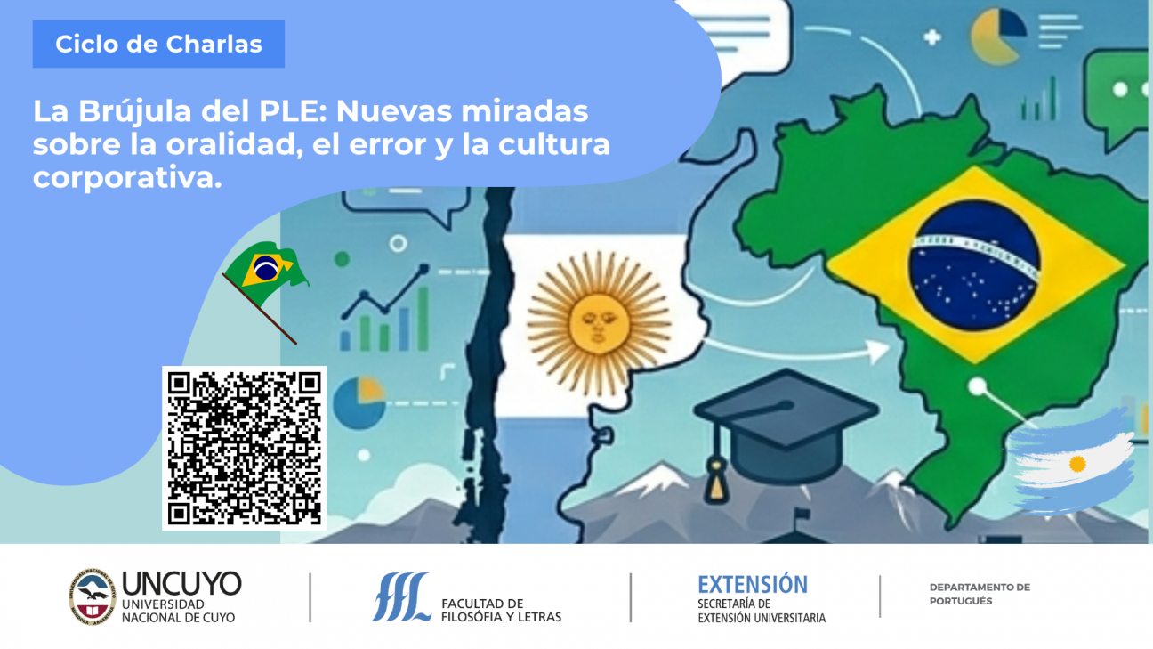 imagen Ciclo de Charlas "La Brújula del PLE: Nuevas miradas sobre la oralidad, el error y la cultura corporativa"