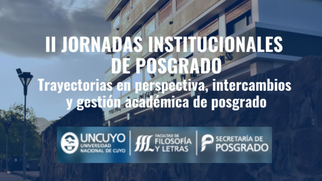 imagen Se realizarán las II Jornadas Institucionales de Posgrado