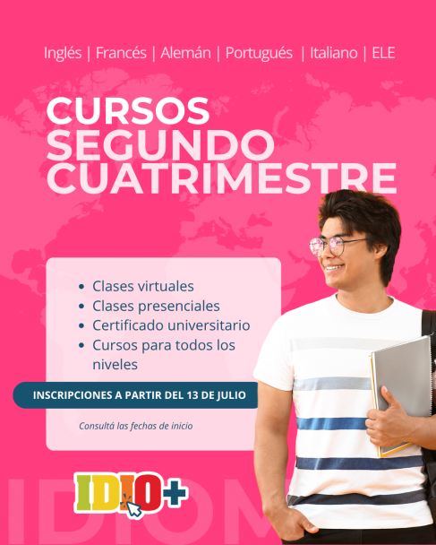imagen Aprendé IDIO+ en el Segundo Cuatrimestre 2026: enterate de toda la oferta de cursos