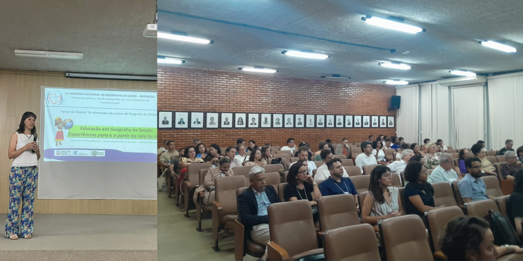imagen Participación de una docente de FFyL en el XII Simpósio Nacional de Geografia da Saúde en Brasil