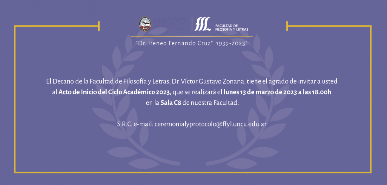 imagen Se inaugura el Ciclo Académico 2023