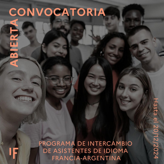 imagen Se encuentra abierta la convocatoria 2025-2026 del programa de intercambio de asistentes idiomas entre Francia y Argentina