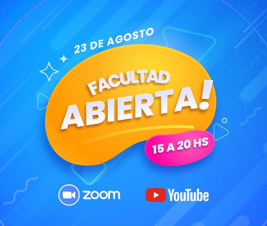 imagen Atención aspirantes: HOY, FACULTAD ABIERTA 2021