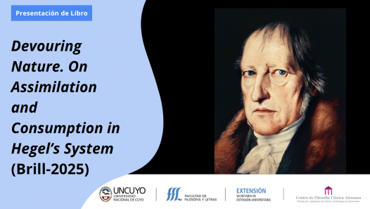 imagen Devorar la naturaleza: invitan a la presentación de un libro sobre la asimilación y el consumo en el sistema de Hegel