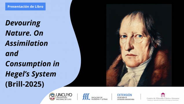 imagen Devorar la naturaleza: invitan a la presentación de un libro sobre la asimilación y el consumo en el sistema de Hegel
