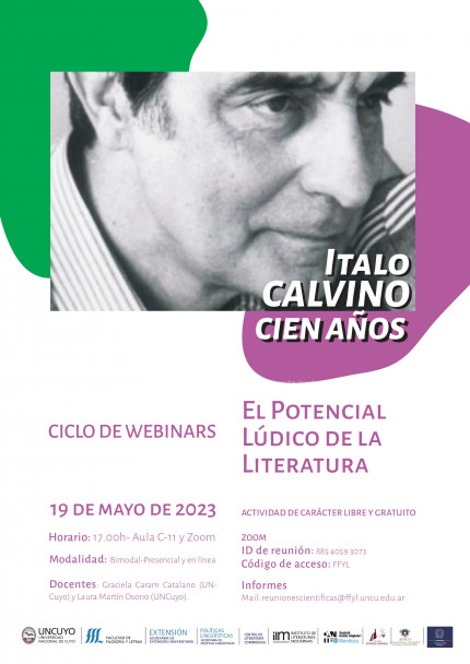imagen Lo lúdico en la literatura abre el ciclo de webinars en homenaje a Italo Calvino   