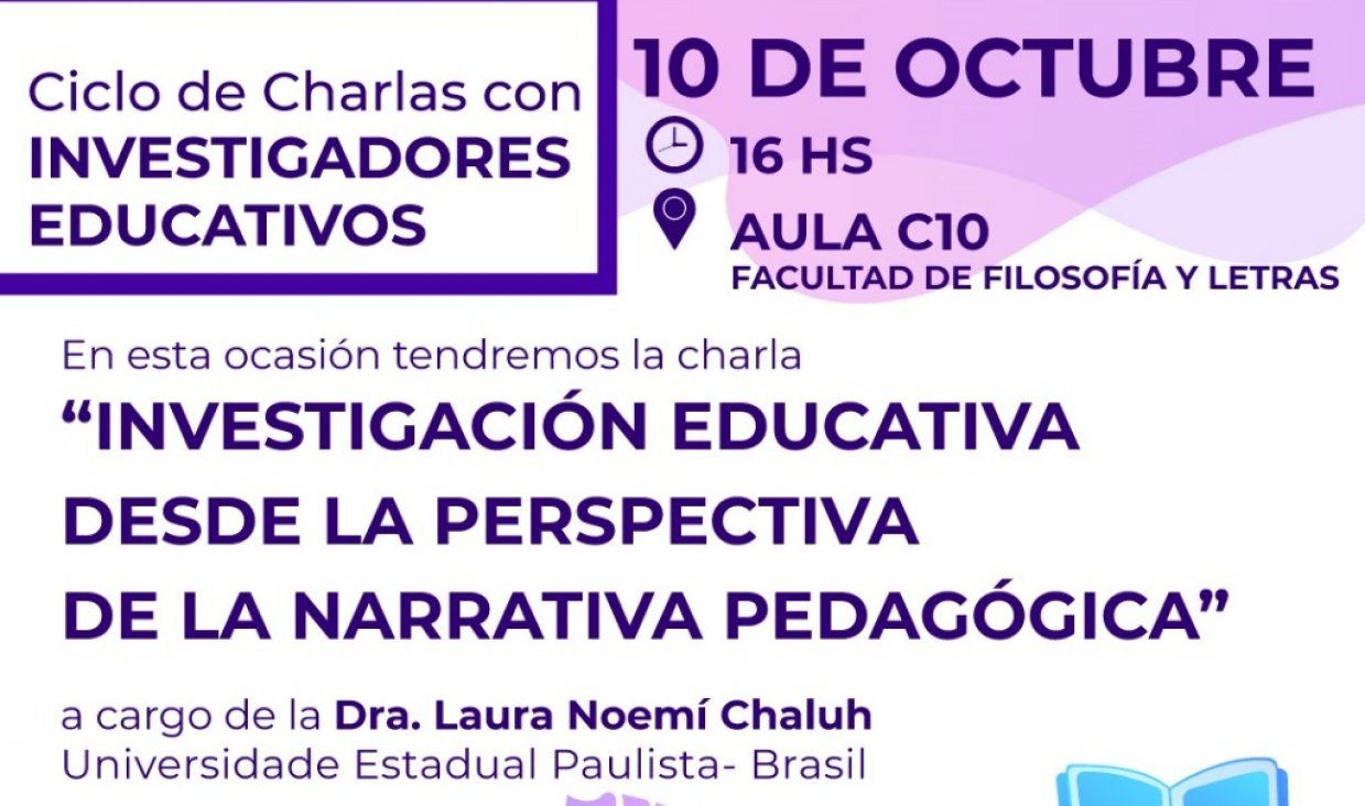 imagen Especialista brindará una charla sobre la investigación educativa desde la perspectiva pedagógica