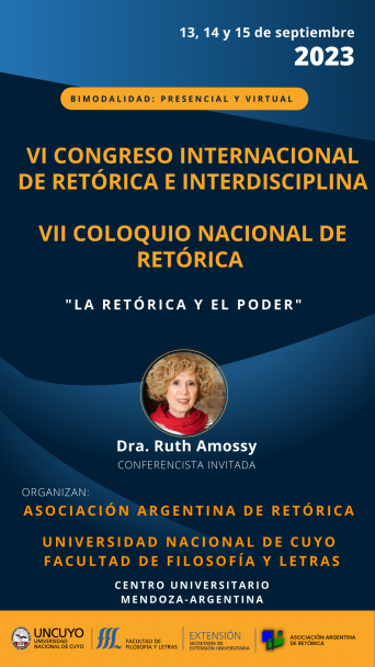 imagen Flyer del VI Congreso Internacional de Retórica e Interdisciplina   