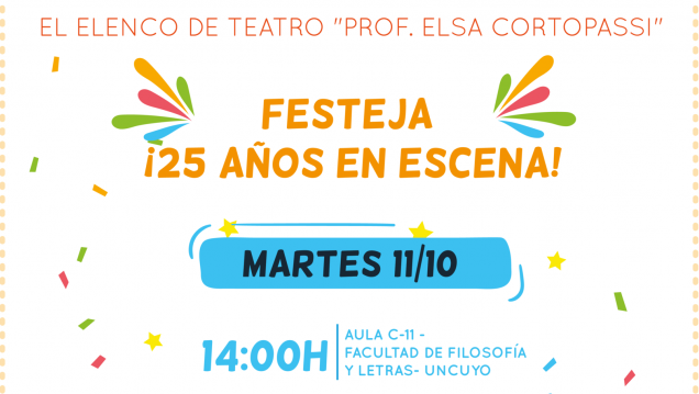 imagen Este martes, el Elenco de Teatro "Prof. Elsa Cortopassi" festeja sus 25 años con "Estafa en el mercado de pulgas"