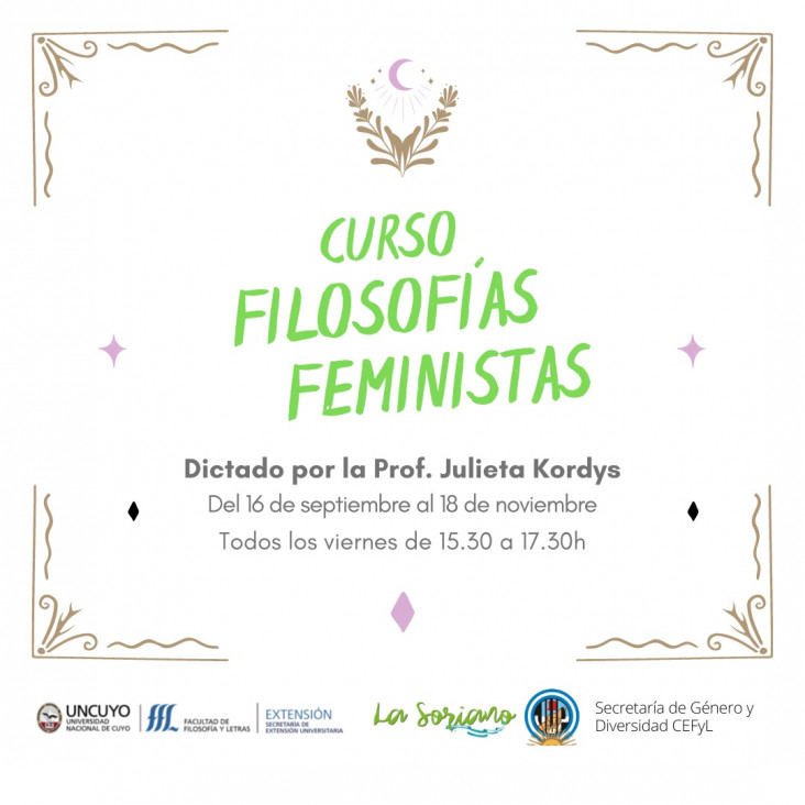 imagen Comenzó el curso "Acercamiento a las filosofías feministas"