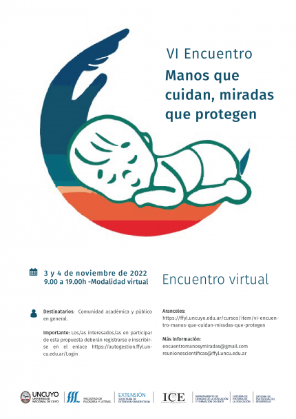 imagen Flyer del VI Encuentro “Manos que cuidan, miradas que protegen”
