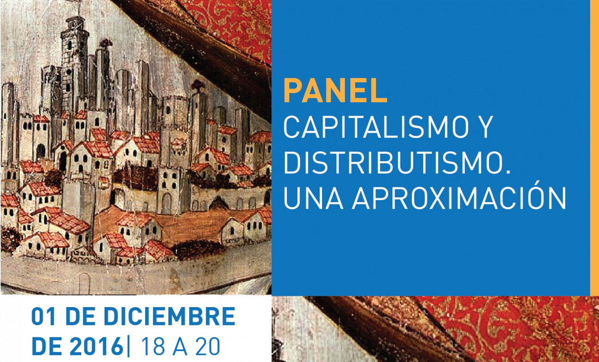 imagen Realizarán panel  sobre capitalismo y distributismo