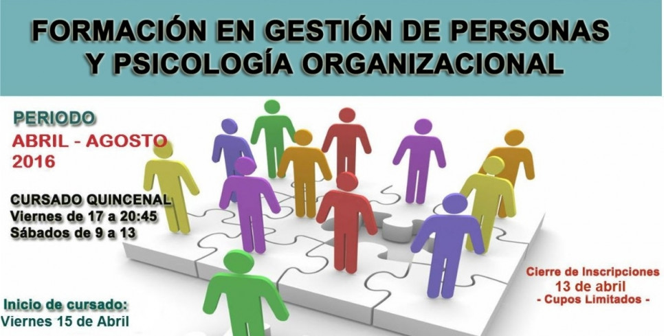 imagen Curso "Formación en gestión de personas y psicología organizacional"