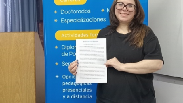 imagen Defensa de tesis de Posgrado Prof. Nuria Virginia Soler Mendez