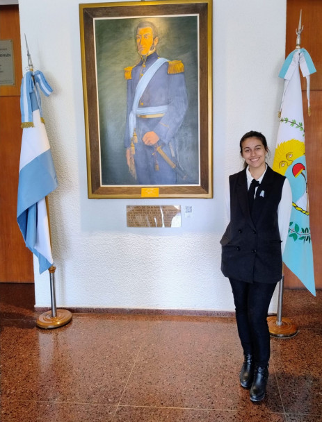 imagen Estudiantes de Francés visitaron la Pinoteca Sanmartiniana  
