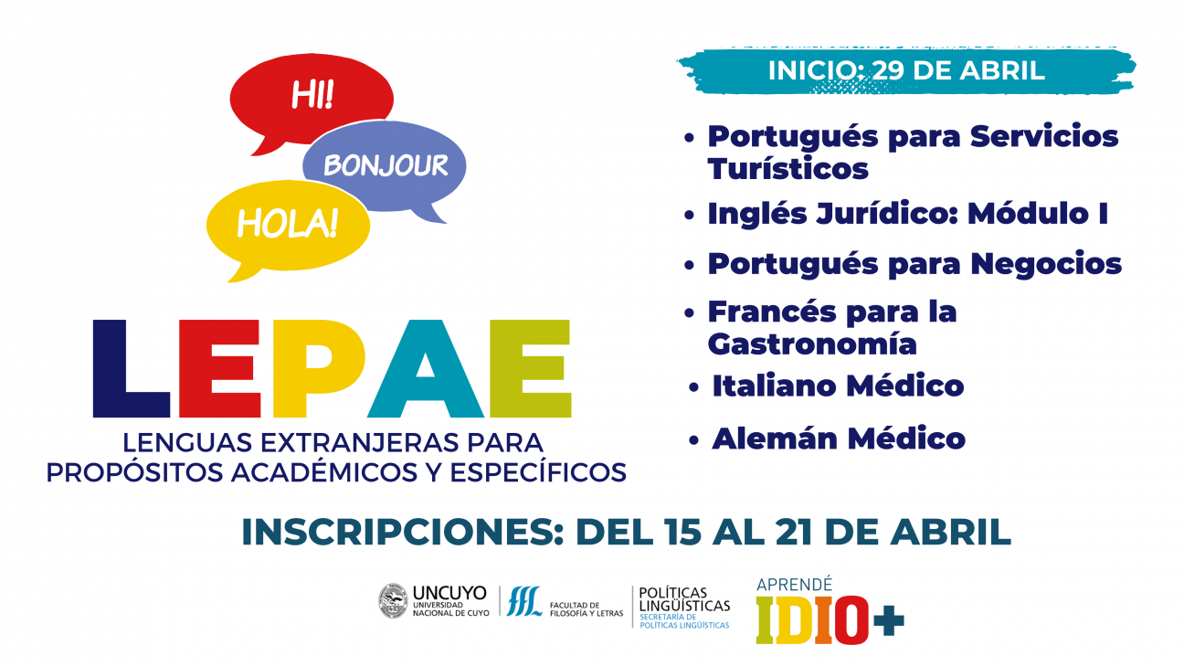 imagen Cursos de idiomas para fines específicos: oferta 2024