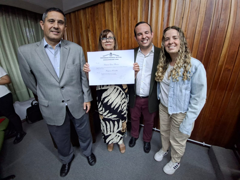 imagen La Dra. Patricia Barrio es nueva Profesora Consulta de la UNCUYO