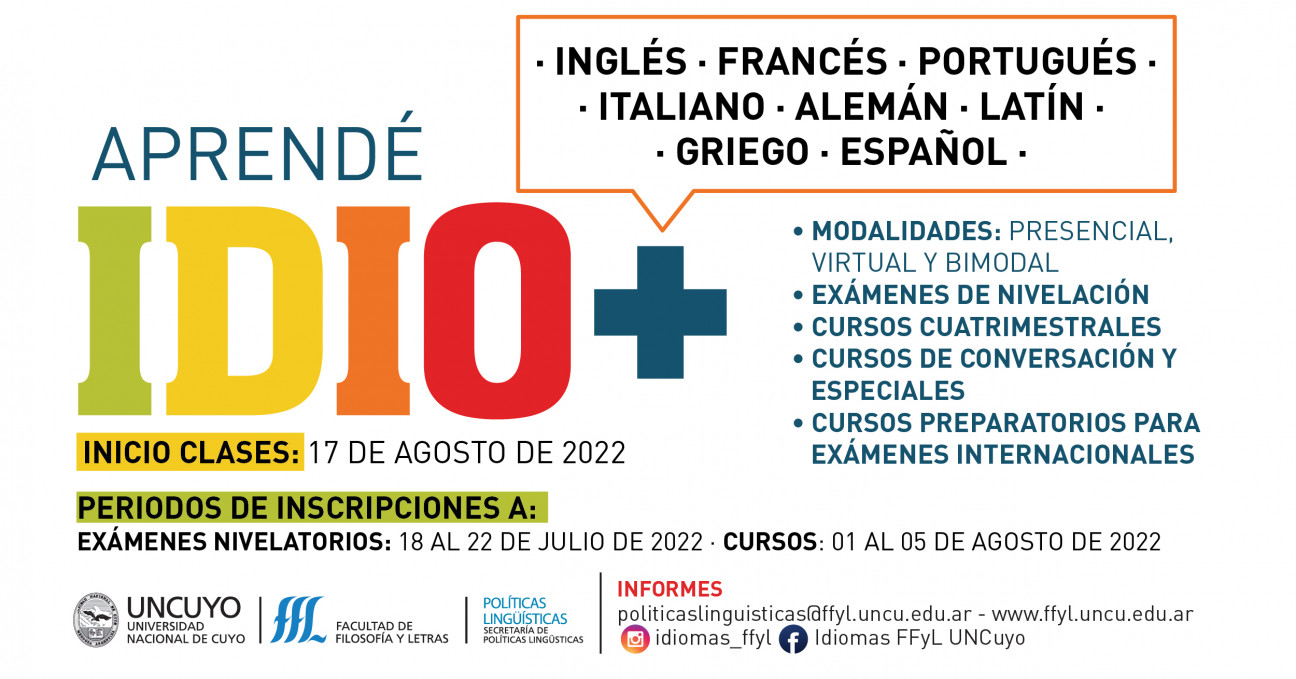 imagen Aprendé idiomas: toda la información sobre los cursos cuatrimestrales