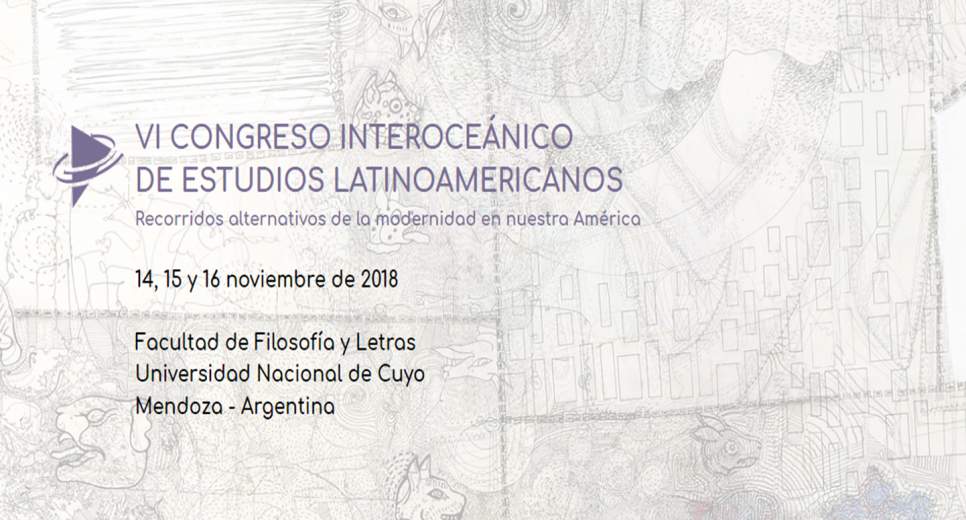 imagen El 30 de abril es la fecha límite para presentación de Simposios del VI Congreso Interoceánico de Estudios Latinoamericanos