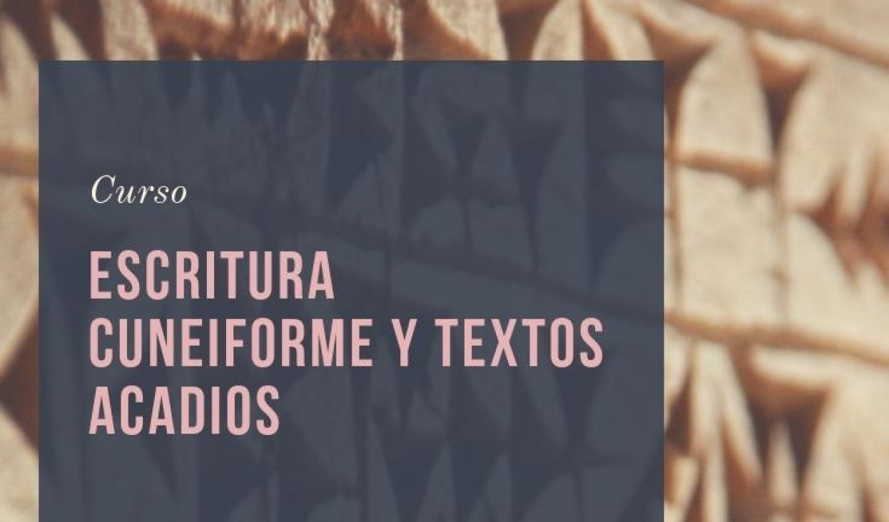 imagen Realizarán curso sobre escritura cuneiforme y textos acadios