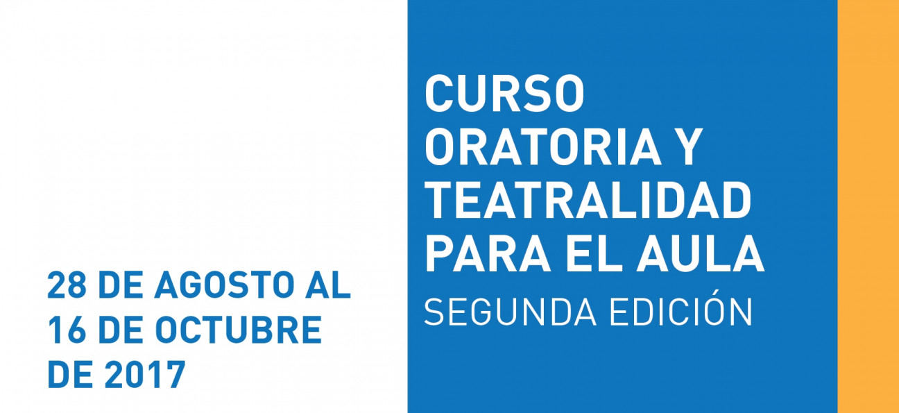 imagen Realizarán curso sobre oratoria y teatralidad para el aula