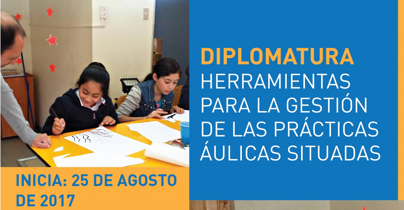 imagen Inscriben para Diplomatura en "Herramientas para la gestión de las prácticas áulicas situadas"