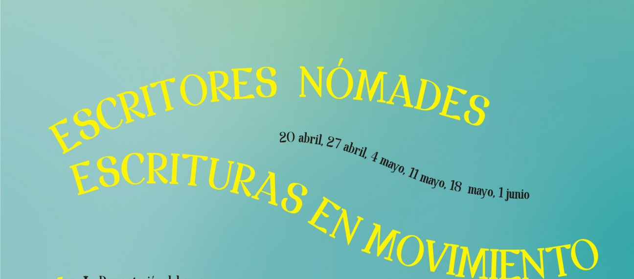 imagen Curso "Escritores nómades, escrituras en movimiento"