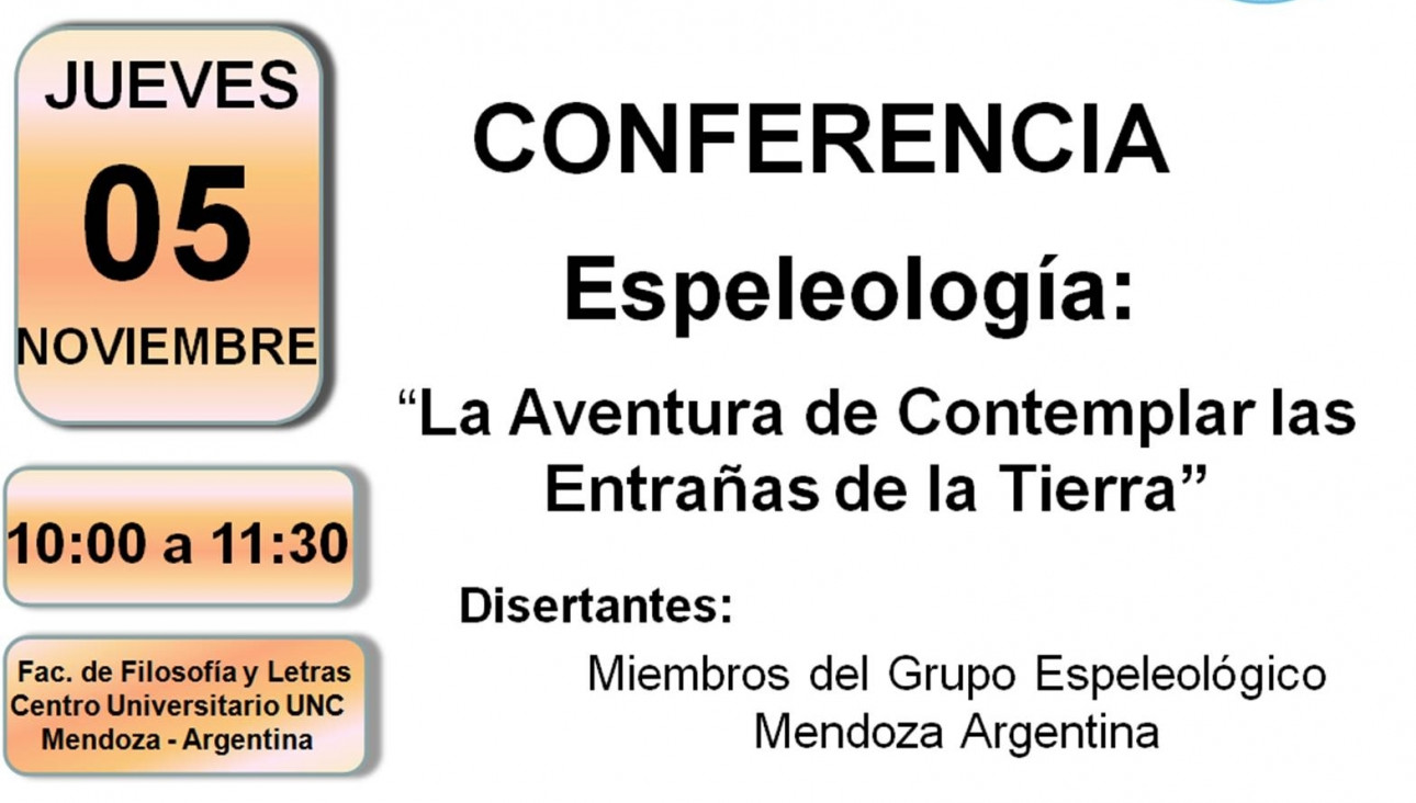 imagen Conferencia "Espeleología: la aventura de contemplar las entrañas de la tierra"