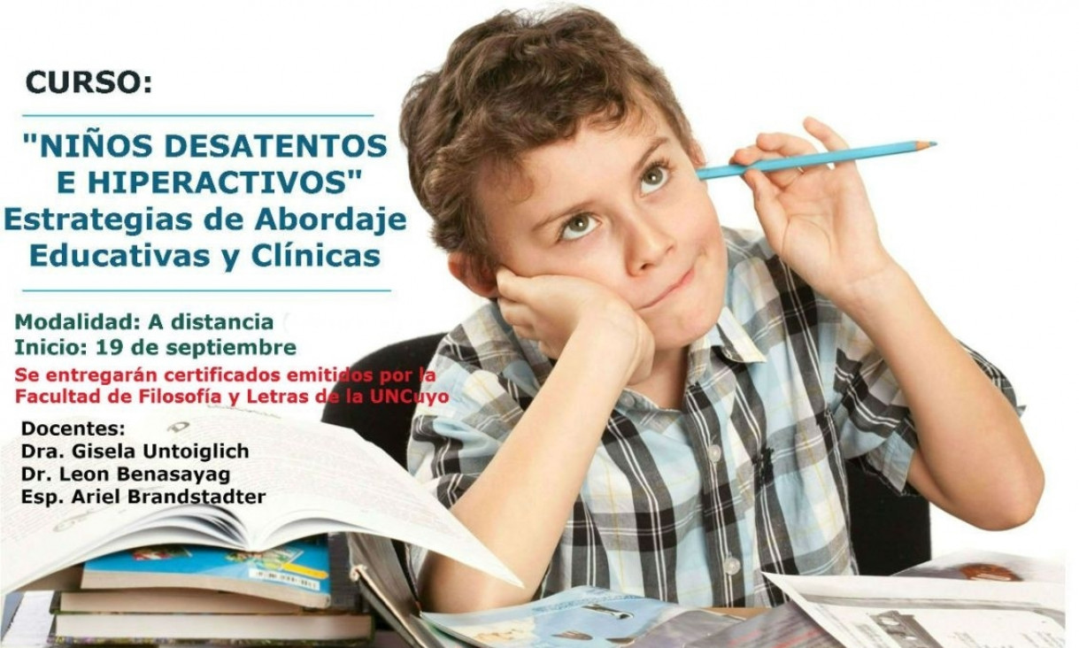 imagen  Analizarán estrategias educativas y clínicas para el abordaje niños desatentos e hiperactivos