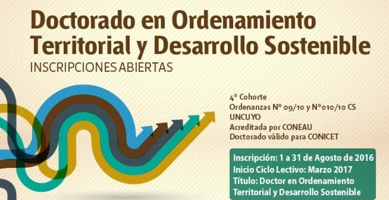 imagen Formarán doctores en Ordenamiento Territorial y Desarrollo Sostenible