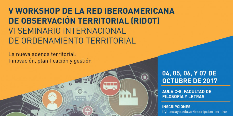 imagen La Facultad será escenario del V Workshop de la Red Iberoamericana de Observación Territorial (RIDOT)