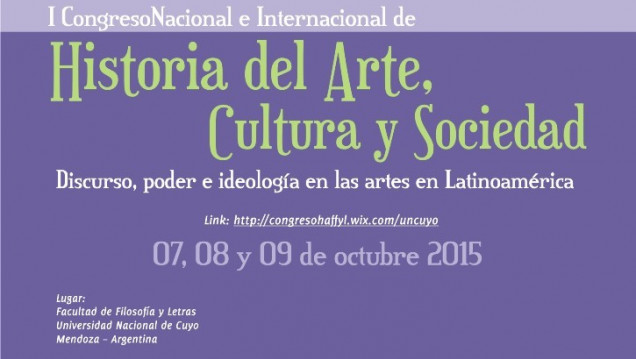 imagen La Facultad, sede del primer Congreso Nacional e Internacional de Historia del Arte, Cultura y Sociedad