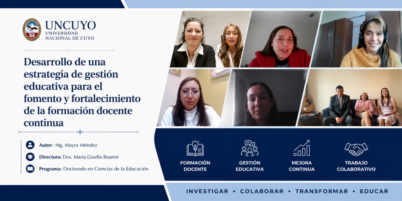 imagen Defensa de tesis de la Lic. Mayra Alexandra MENDEZ GALLEGO  