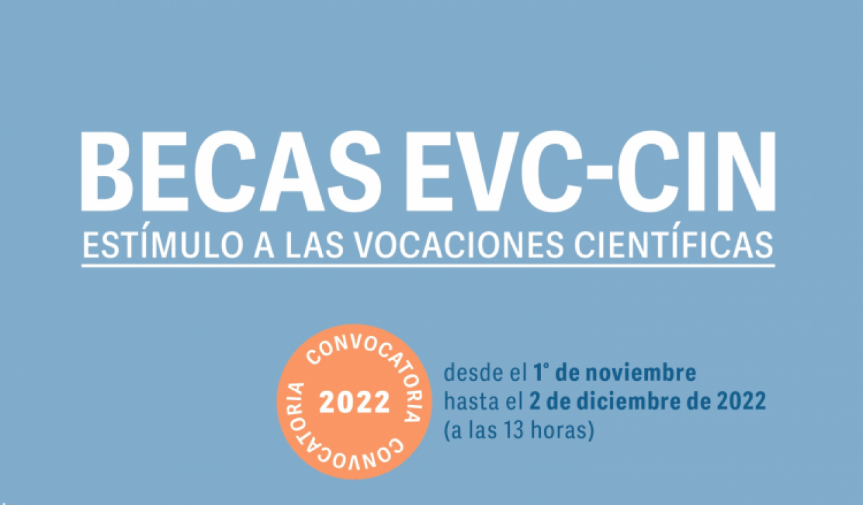 imagen Becas de Estímulo a las Vocaciones Científicas 2022