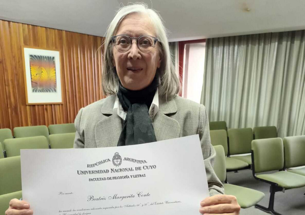 imagen Beatriz Margarita Conte de Fornés, nueva Profesora Consulta de la UNCUYO