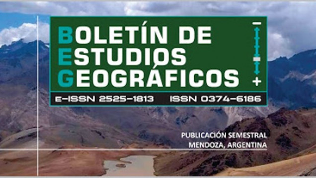 imagen Convocatoria a publicar en el BEG: Dossier sobre la situación de las fuentes y reservas de agua dulce en los Andes
