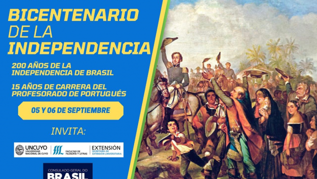 imagen Dos charlas conmemorarán los 200 años de la Independencia de Brasil 