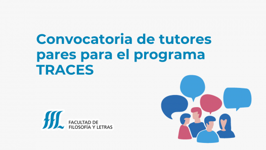imagen Convocatoria de tutores pares para el programa TRACES