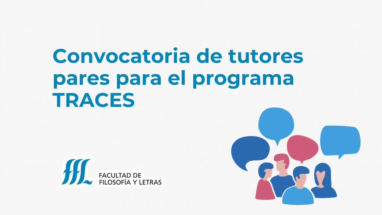imagen Convocatoria de tutores pares para el programa TRACES