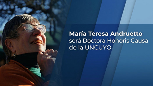 imagen María Teresa Andruetto será Doctora Honoris Causa de la UNCUYO