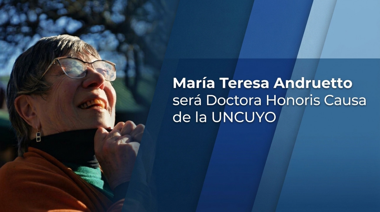 imagen María Teresa Andruetto será Doctora Honoris Causa de la UNCUYO